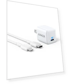 USB C Charger Block with Lightning Cable — Chargers, Anker