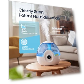 Cool Mist Humidifier — Air Moisturizers, raydrop