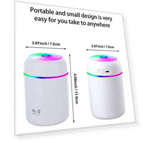 Cool Mist Portable Mini Humidifiers — Air Moisturizers, Mudder