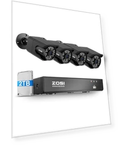 4K 8CH PoE Security Camera System — Security Cameras, ZOSI