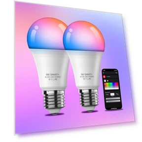 Color Changing Smart Light Bulbs — LED, Nowepai