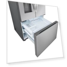 Counter-Depth French Door Smart Refrigerator — Mini Fridges, LG