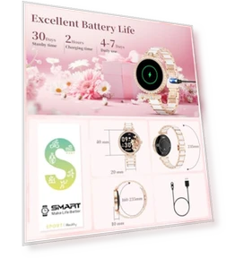 Elegant AMOLED Smartwatch for Women — Smartwatches, ESFOE