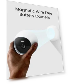 Magnetic Indoor Outdoor Camera — Smart Home Security, youkey