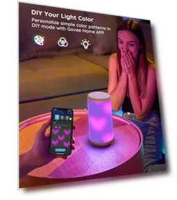 RGBIC Table Lamp — Creative Lighting Solutions, Govee