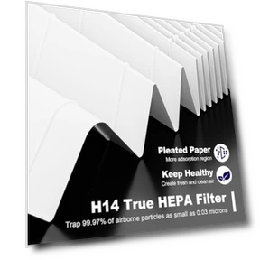 True HEPA Replacement Filter — Activated Carbon Air Purifiers, PETOX
