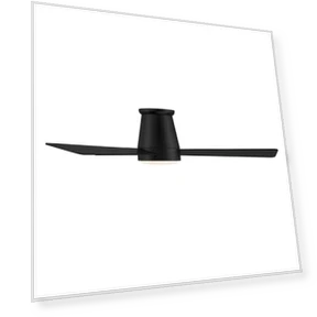 3-Blade Flush Mount Smart Home Ceiling Fan — Ceiling Fan Lighting Solutions, WAC Lighting