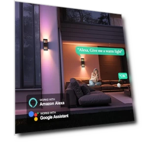 Color Changing Outdoor Wall Lights — Outdoor Wall Lighting, WISELUME