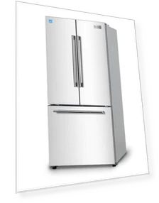 French Door Refrigerator with Built-in Ice Maker — Cooling Solutions, BLACK+DECKER