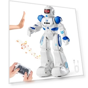 Gesture Sensing Programmable Remote Control Smart Robot — Interactive Figures & Robots, VEVOR