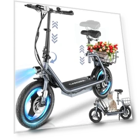 Peak 560W Electric Scooter with Seat — Push Scooters, Caroma
