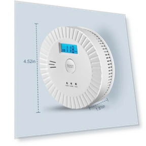 Smoke and Carbon Monoxide Detector Combo — Carbon Monoxide Detectors, OLUNCLE
