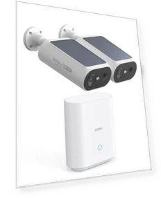 Solar Security Cameras Wireless Outdoor — Smart Home Security, AOSU