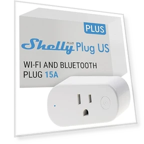WiFi & Bluetooth Operated Smart Plug with Power Measurement — Smart Home Hubs & Controllers, Shelly