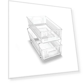2 Tier Organizer — Storage Solutions, madesmart