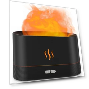 Flame Air Humidifier with Fire LED Light — Diffusers
