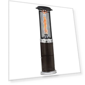 Stainless Steel Standing Propane Patio Heater — Heater Parts, BALI OUTDOORS