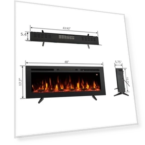 Electric Fireplace Inserts — Tabletop Fireplaces, RODALFLAME