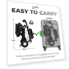 Portable Folding Mobility Scooter — Push Scooters, Discover Your Mobility