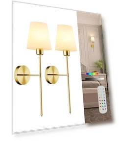 Rechargeable Wall Sconce Set — Wall Lighting, CASGAL