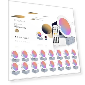 Smart Recessed Lighting — LED, POWERASIA