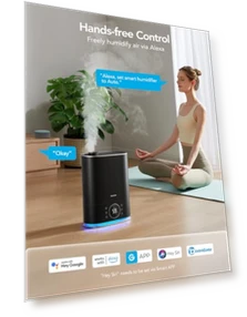 Smart Top-Fill Cool & Warm Mist Humidifier — Air Moisturizers, GoveeLife