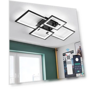 Square LED Flush Mount Ceiling Light — Overhead Lighting, EIDISUNY