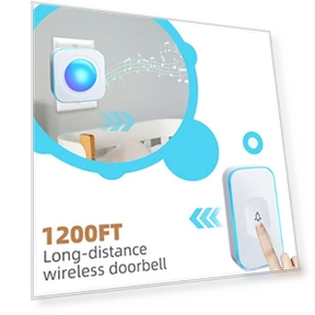 Wireless Doorbell — Push Buttons, FUHONGRUI