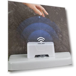 Automatic Touchless Toilet Flush Button — Hand Dryers, MUXUE
