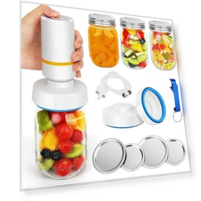 Electric Vacuum Sealer for Mason Jars — Vacuum Bags, Wrigleys