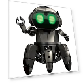 Follow Dark Edition 6-legged Dark Mechanical Robot — Interactive Animal Companions, Elekit