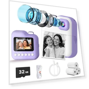 Instant Print Camera for Kids — Instant, IMAXTOP