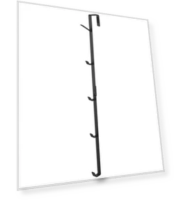 Long Black Door Hanger — Wardrobe Storage, Yamazaki