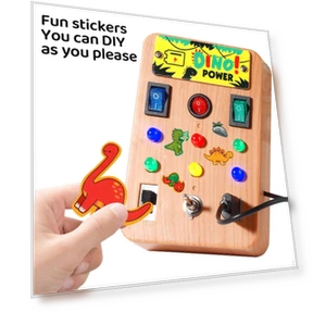 Montessori Busy Board Toy — Infant & Early Childhood Playthings, HappyToy