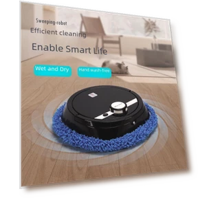 Rechargeable Contactless Smart Robot Vacuum — Smart Cleaning Robots, ElectroCN