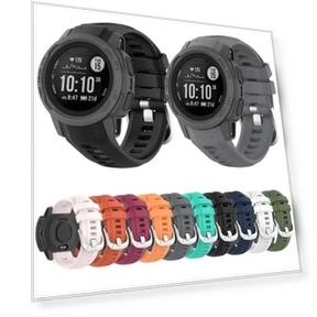 Soft Silicone Replacement Strap — Watch Straps & Bands, WHOP-A1