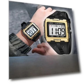 Waterproof Digital Sports Watch — Active Timepieces, AI Supermarket