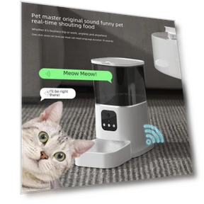WiFi Pet Feeder — Automatic Feeders, Pets Land