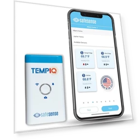 WiFi Temperature & Humidity Sensor — Home Climate Control, SafeSense