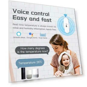 Battery-Powered Humidity and Temperature Monitor — Home Climate Control, Xfvnklop04