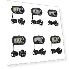 Digital Aquarium Thermometer with Sensor and Suction Cup LCD Display — Thermometers, happybuySE