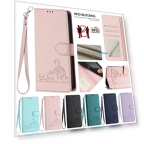 Leather Wallet Anti-theft Brush Case — Basic Cases, case-A1