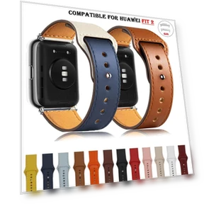 Leather Watch Strap — Smartwatch Accessories, WHOP-A1