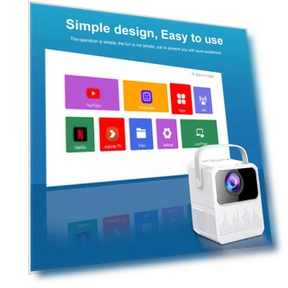 Portable Projector with Mobile Screen Mirroring — Home Theater Projectors, ElectroCN