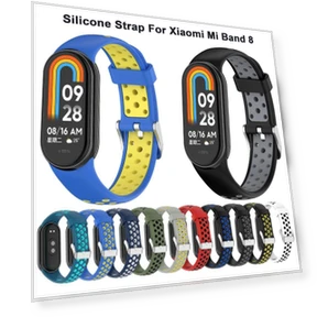 Silicone Wristband Breathable Smart Watchband — Fitness Bands, j-3C