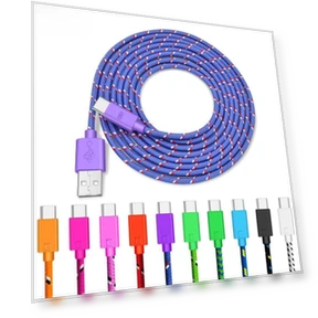 USB Data Cable Type-C with Nylon Braid — USB, Home of smartphone & tablet accessories