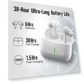 High Definition Stereo TWS Earbuds — In-Ear Headphones, Enjoy listening