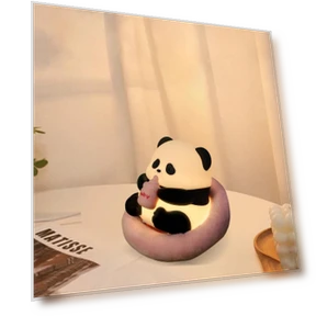 LED Night Light Panda with Brightness Adjustment — Lamps & Shades, AE Selection