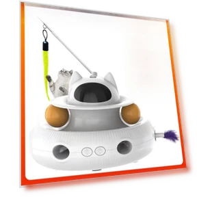 Smart Electric Laser Cat Teaser Turntable — Cat Playthings, TrendVibeCN