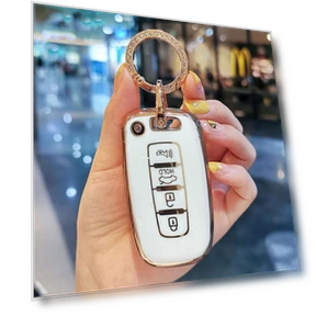 Smart Key Case Cover Fob — Key Holders & Accessories, Auto Parts Decorate